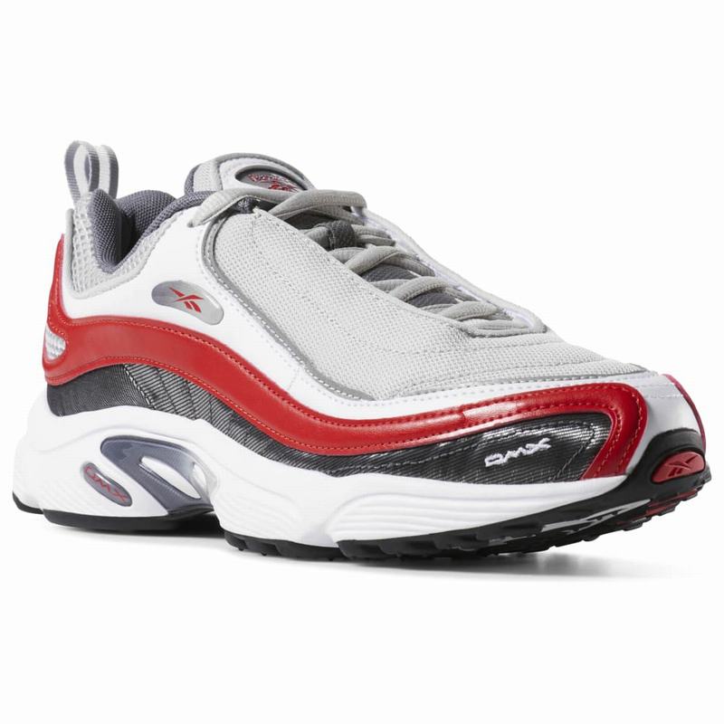 Tenisi Reebok Daytona Dmx Barbati Gri/Albi/Rosii Romania NC2285RT